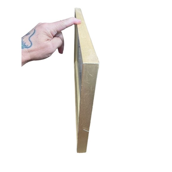 George A Baker handpainted Bridge water landscape watercolor SKU 9385 - Picture 5 of 14